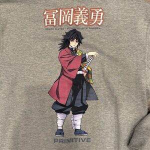 Primitive Demon Slayer Giyu Tomioka Men’s Hoodie Size Medium